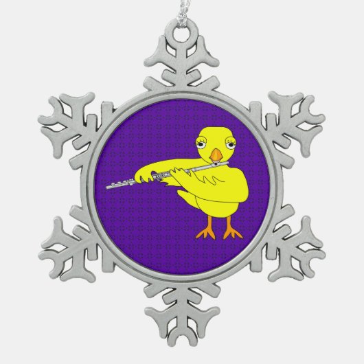 Ornement Flocon De Neige Fluide (Devant)