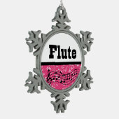 Ornement Flocon De Neige Flute Music Band Cadeau (Gauche)