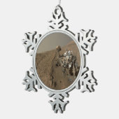 Ornement Flocon De Neige Forage Mars Curiosity Red Martian Paysage (Vue impression)