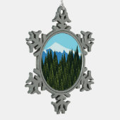 Ornement Flocon De Neige Forêt fractale (Gauche)