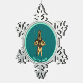 Ornement Flocon De Neige Fractal Inuit Hunter (Vue impression)