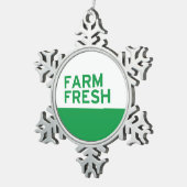 Ornement Flocon De Neige Fraîcheur (Vue impression)