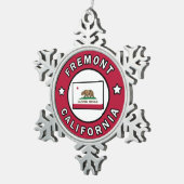 Ornement Flocon De Neige Fremont California (Vue impression)