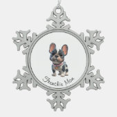 Ornement Flocon De Neige French Bulldog (Devant)