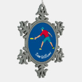 Ornement Flocon De Neige Frisbee ultime (Gauche)