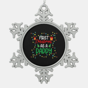 Ornement Flocon De Neige Funny Xmas Day First Christmas
