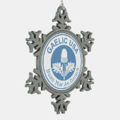 Ornement Flocon De Neige Gaelic USA Snowflake Charme (Gauche)