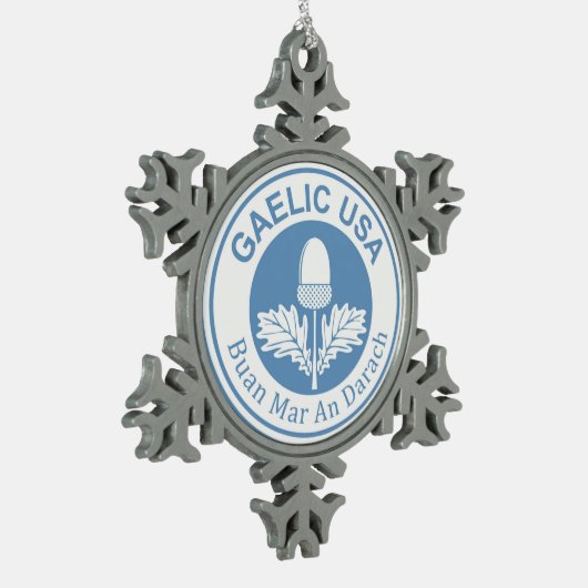 Ornement Flocon De Neige Gaelic USA Snowflake Charme (Gauche)