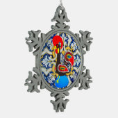 Ornement Flocon De Neige Galo de Barcelos (Gauche)