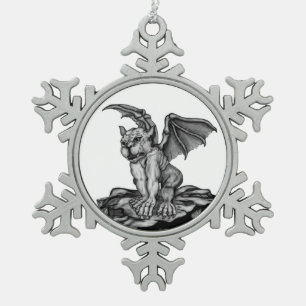 Ornement Flocon De Neige Gargoyle