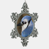 Ornement Flocon De Neige Geai bleu - oiseau (Gauche)