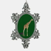 Ornement Flocon De Neige Giraffe (Gauche)