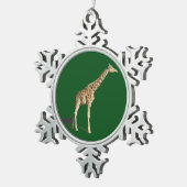 Ornement Flocon De Neige Giraffe (Vue impression)