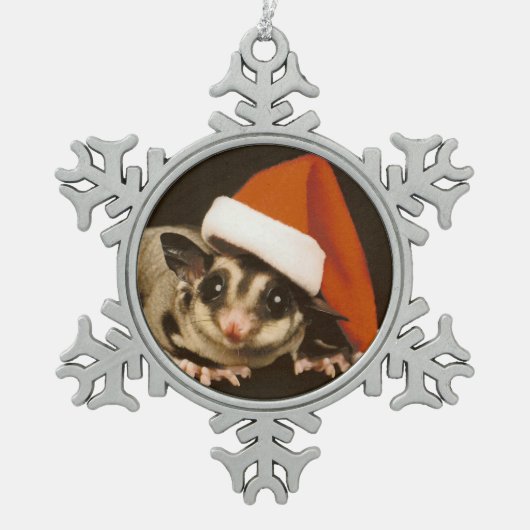 Ornement Flocon De Neige Glider de sucre de Noël (Devant)