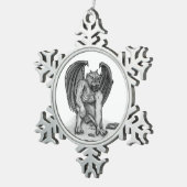 Ornement Flocon De Neige Golem Gargoyle (Vue impression)