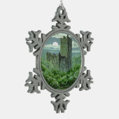 Ornement Flocon De Neige Green Blarney Castle Irlande Shamrock (Gauche)