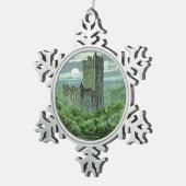 Ornement Flocon De Neige Green Blarney Castle Irlande Shamrock (Vue impression)