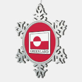 Ornement Flocon De Neige Groenland (Vue impression)