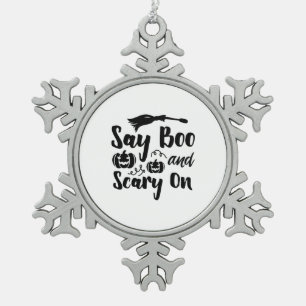 Ornement Flocon De Neige Halloween