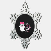 Ornement Flocon De Neige Halloween du petit garçon de maman (Vue impression)