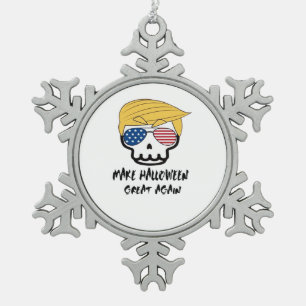Ornement Flocon De Neige Halloween Trumpkin rendre Halloween grand à nouvea