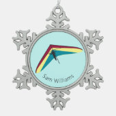Ornement Flocon De Neige Hang Gliding (Devant)