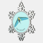 Ornement Flocon De Neige Hang Gliding (Vue impression)
