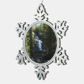 Ornement Flocon De Neige Hidden Falls dans le parc national du Grand Teton (Vue impression)