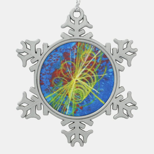 Ornement Flocon De Neige Higgs Boson Ornement de vacances (Devant)