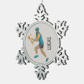 Ornement Flocon De Neige Hurler (Vue impression)