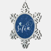 Ornement Flocon De Neige I Heart Sofia Drapeau, Bulgarie (Vue impression)