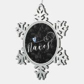 Ornement Flocon De Neige I Love Naxos, Drapeau Grec (Vue impression)