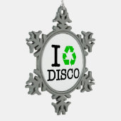 Ornement Flocon De Neige I Recycle Disco (Gauche)