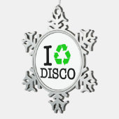 Ornement Flocon De Neige I Recycle Disco (Vue impression)