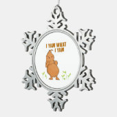 Ornement Flocon De Neige I Yam What I Yam Trendy Basic (Vue impression)