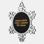 Ornement Flocon De Neige Illuminons les esprits ensemble cette saison (Vue impression)