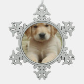 Ornement Flocon De Neige Image photo personnalisée (Devant)