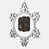 Ornement Flocon De Neige Imaginaire Whimsigoth - Forêts mystiques, Lunes et (Vue impression)