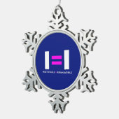 Ornement Flocon De Neige Indétectable es igual a Intransmisible VIH (Vue impression)