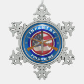 Ornement Flocon De Neige Infanterie (Devant)