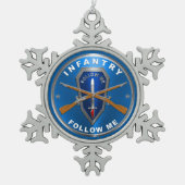 Ornement Flocon De Neige Infanterie (Devant)