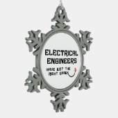 Ornement Flocon De Neige Ingénieur électrique Spark droit (Gauche)