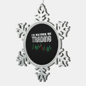 Ornement Flocon De Neige Investisseur Je Préférerais Échanger (Vue impression)