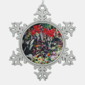 Ornement Flocon De Neige Jardin de Guérison (Devant)