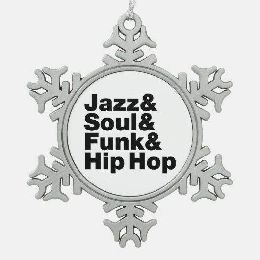 Ornement Flocon De Neige Jazz & Soul & Funk & Hip hop (Devant)