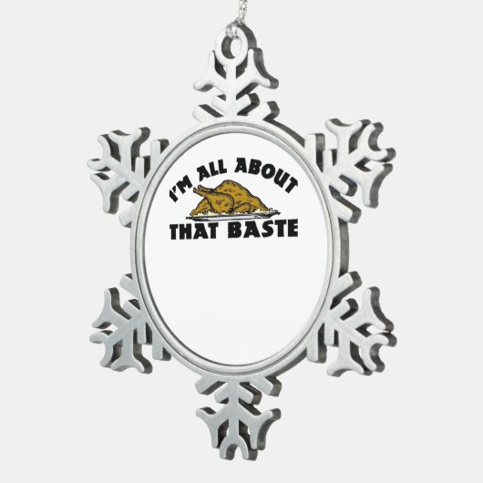 Ornement Flocon De Neige Je parle de cette casserole ! Classique (Vue impression)