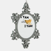 Ornement Flocon De Neige Je Yam Ce Que Je Yam ! Classique (Gauche)