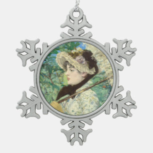 Ornement Flocon De Neige Jeanne (printemps) Edouard Manet