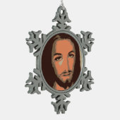 ORNEMENT FLOCON DE NEIGE JESUS CHRIST (Gauche)