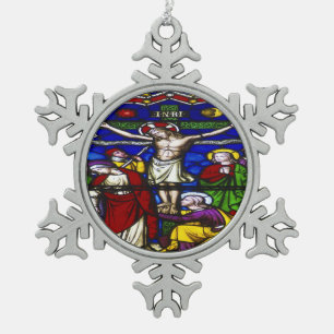Ornement Flocon De Neige Jésus-Christ fils de Dieu aie pitié